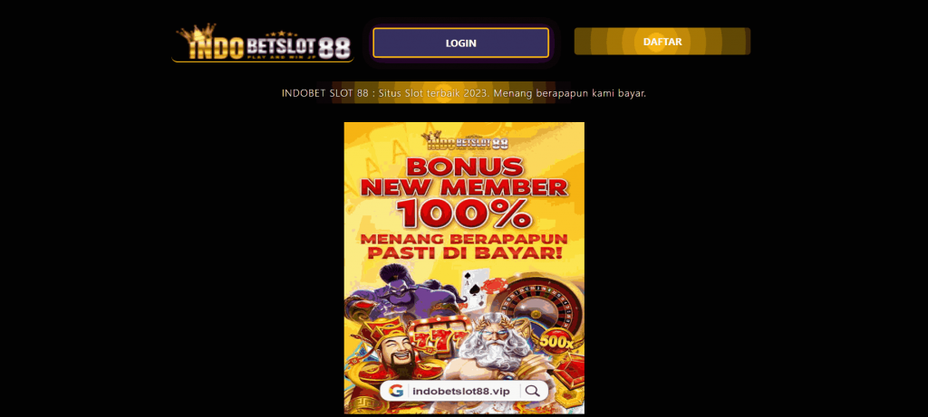 Halaman utama Indobet88